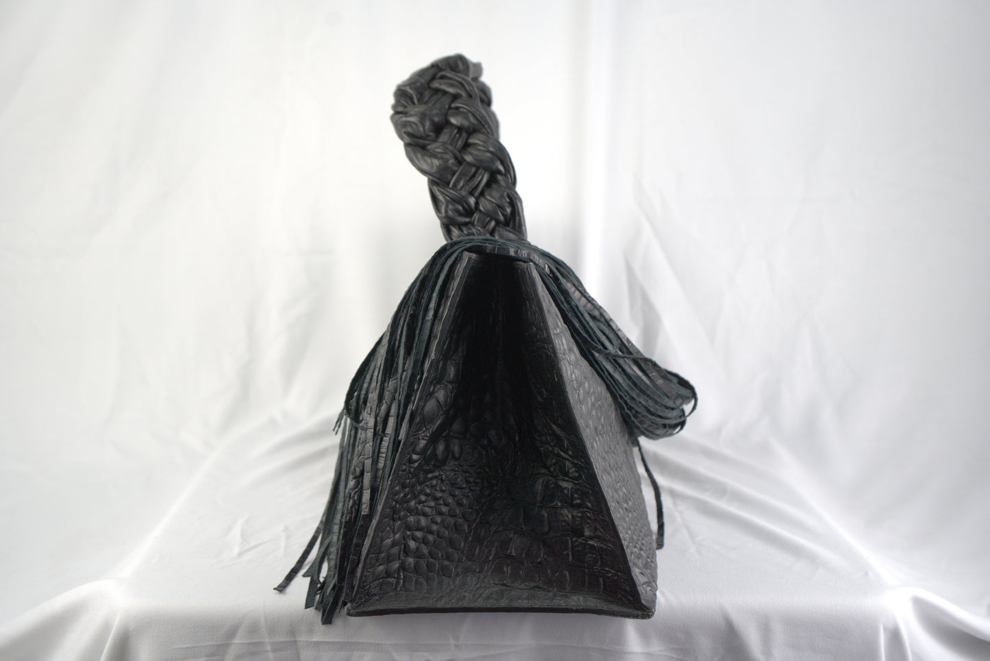 Borsa in vera pelle stampa cocco