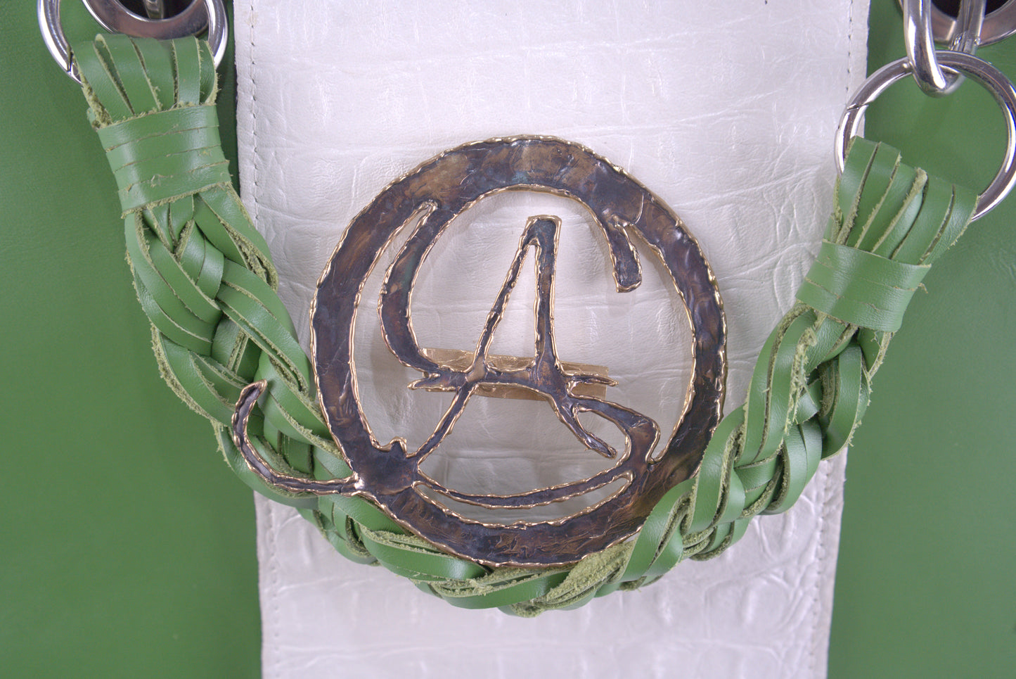 Borsa in vera pelle liscia