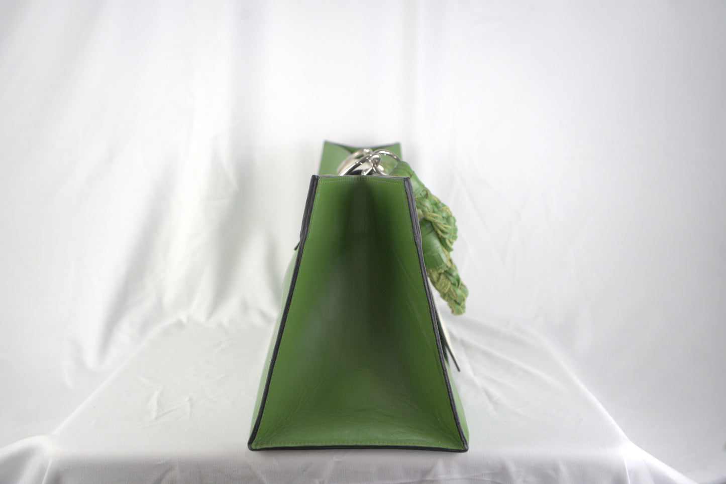 Borsa in vera pelle liscia