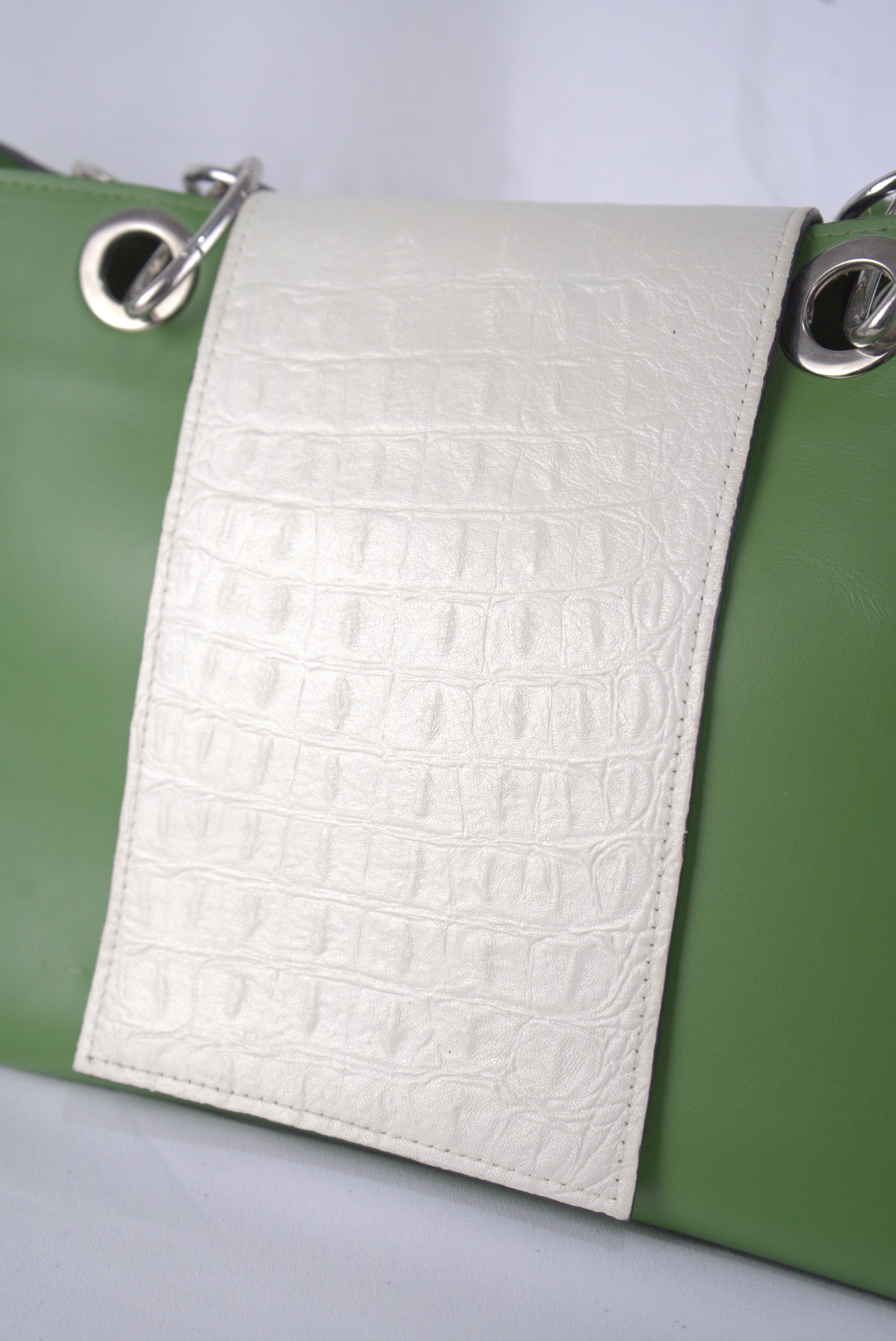 Borsa in vera pelle liscia