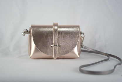 Mini bag con pellami pregiati