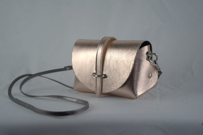 Mini bag con pellami pregiati