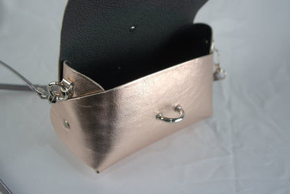 Mini bag con pellami pregiati