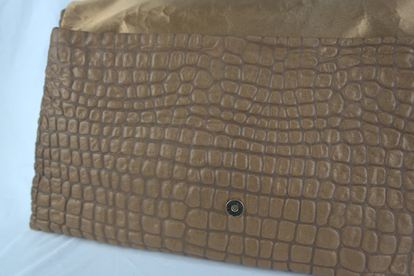 Pochette grande stampa caimano