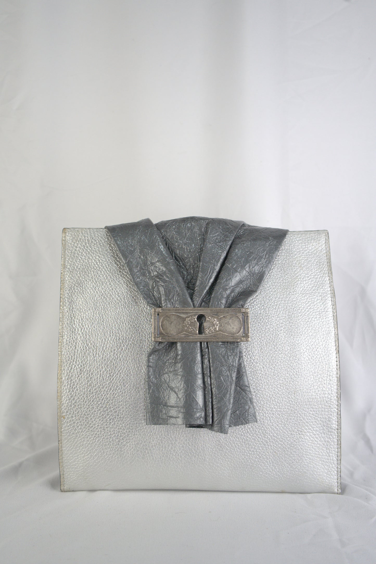 Borsa a polso per aperitivo pelle stampata