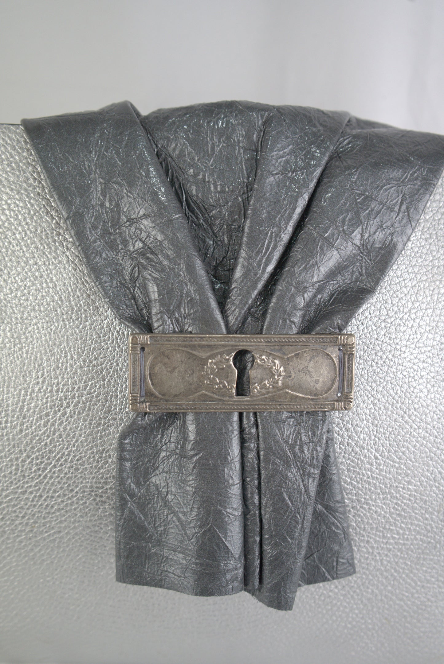 Borsa a polso per aperitivo pelle stampata