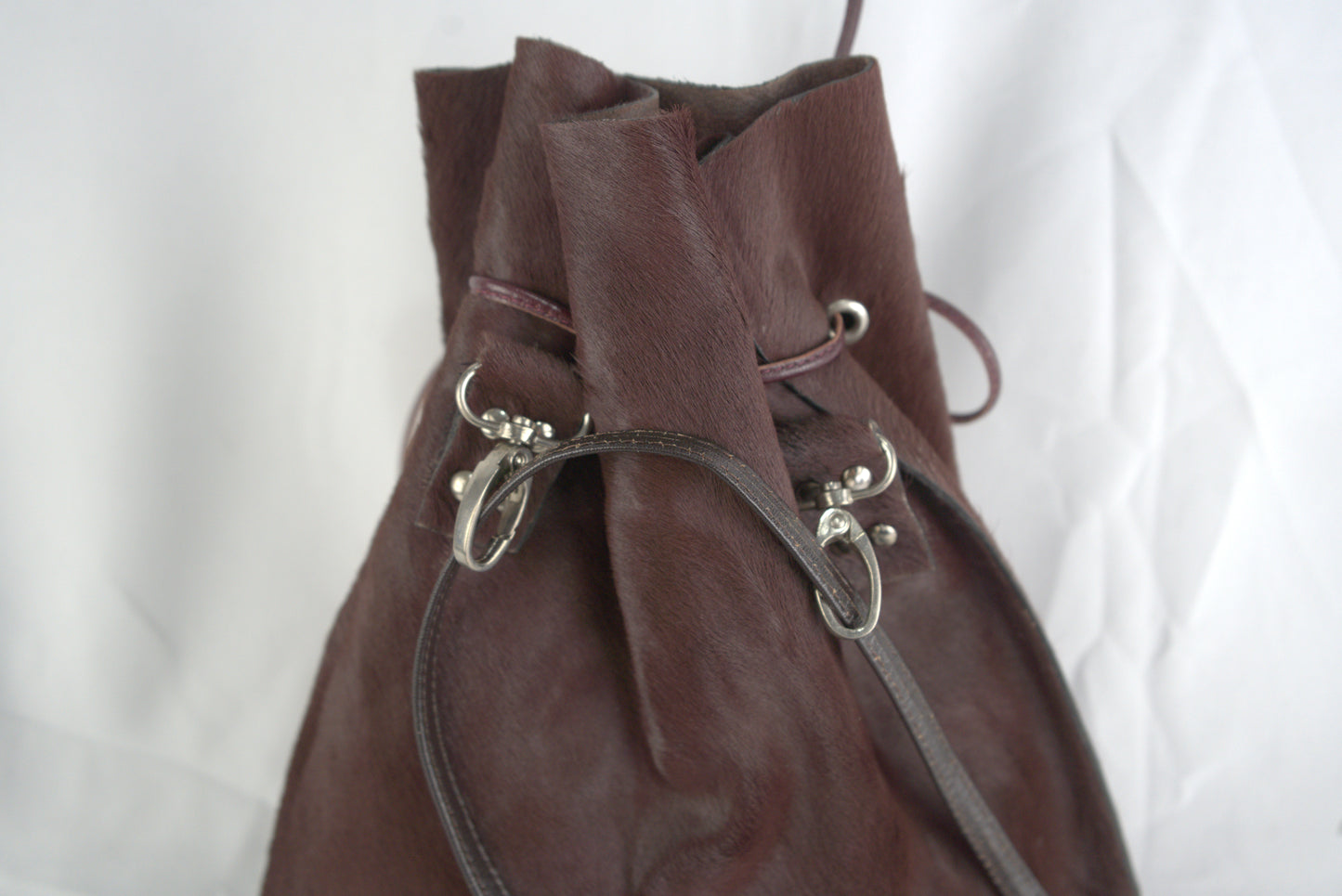 Mini secchiello in cavallino versatile