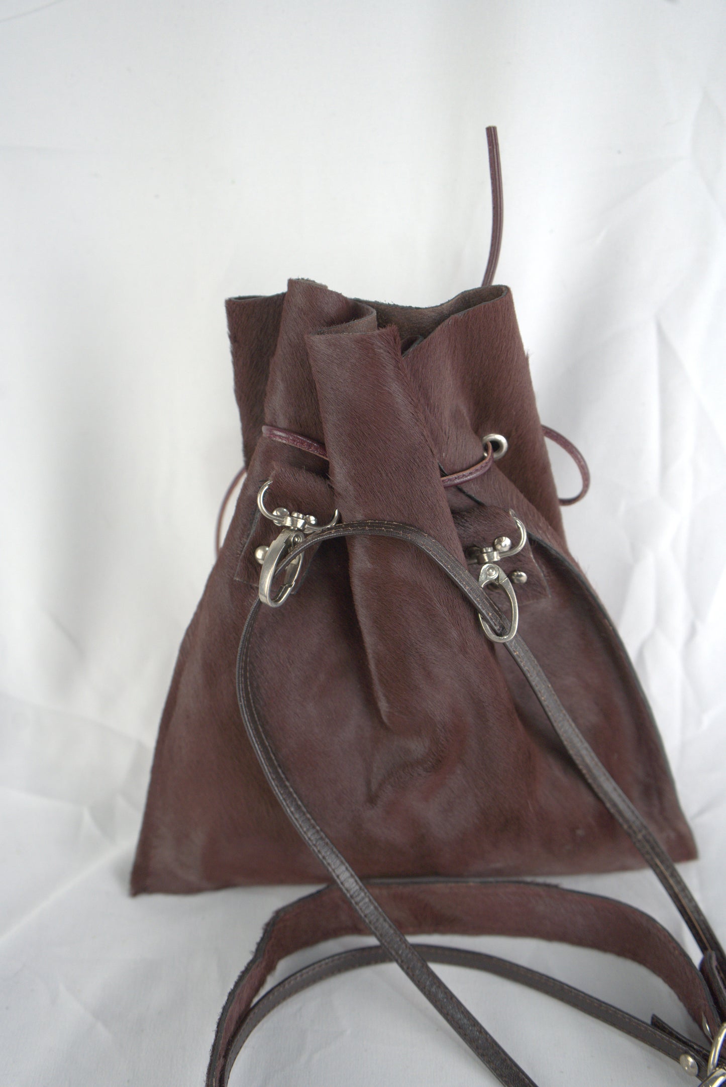 Mini secchiello in cavallino versatile